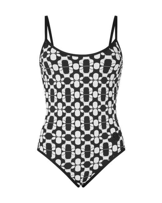 Moncler Black Backless Swimsuit