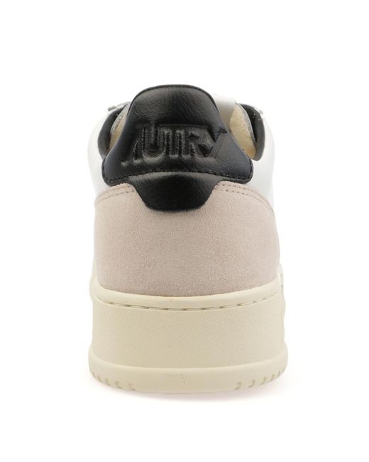 Autry White Medalist Low Sneakers for men