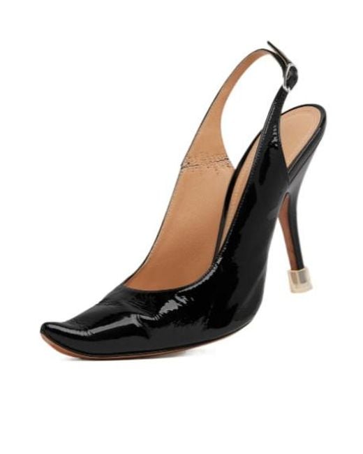 Maison Margiela Metallic Loved To Death Slingback Pumps