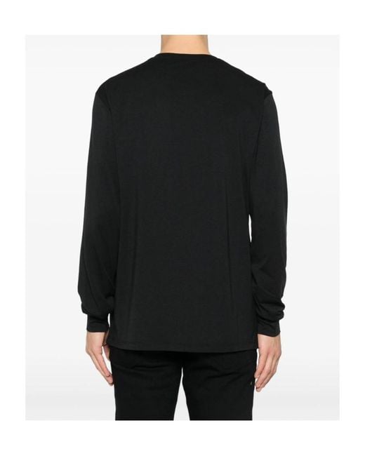 Tom Ford Black Crew-Neck Long-Sleeve Sweater for men