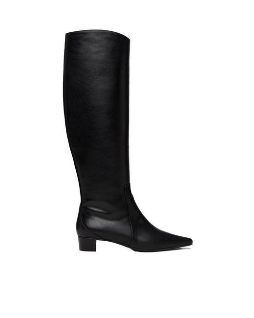 By Far Black Pascal Nappa Leather High Boots