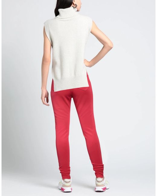 Saint Laurent Red Simple Solid Color Casual Pants