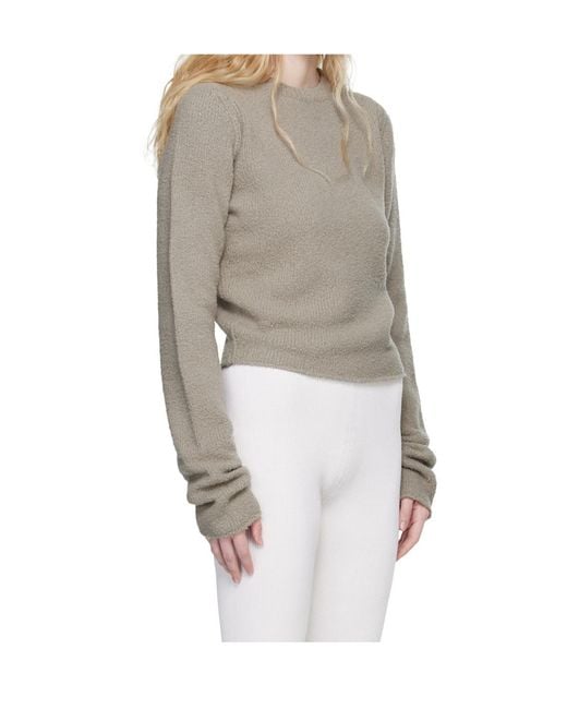 Rier White Long-Sleeved Sweater