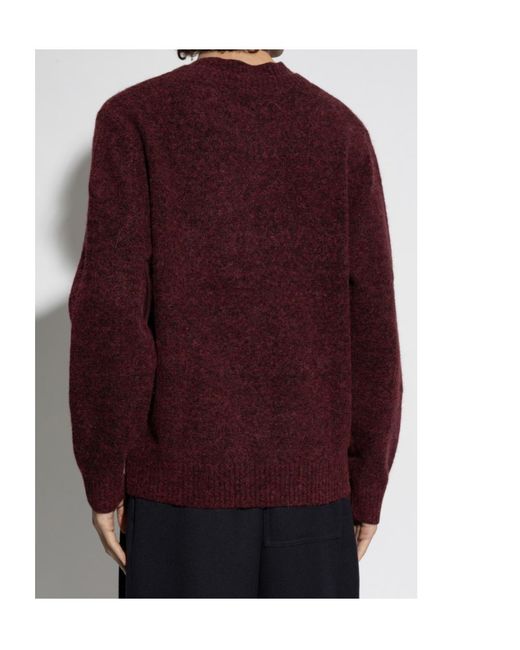 Samsøe & Samsøe Purple Safloyd V-Neck Knitted Sweater for men