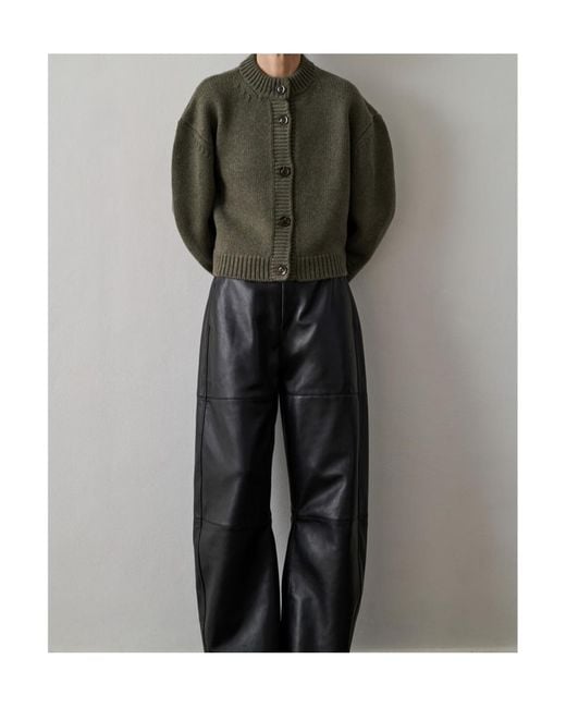 Soeur Gray Button-Down Long-Sleeved Sweater
