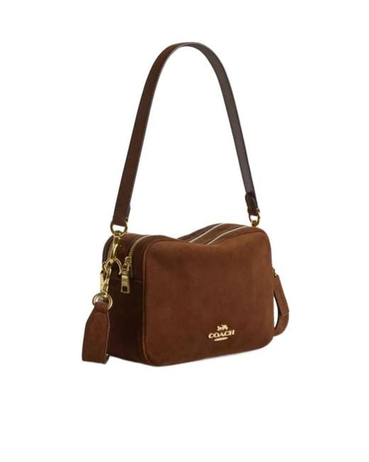 COACH Brown Carey Crossbody Bag