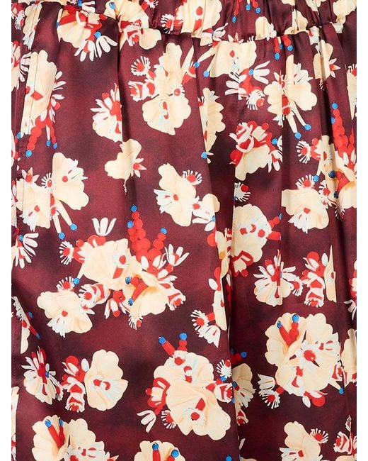 Rabanne Red Pantalon Straight Pants