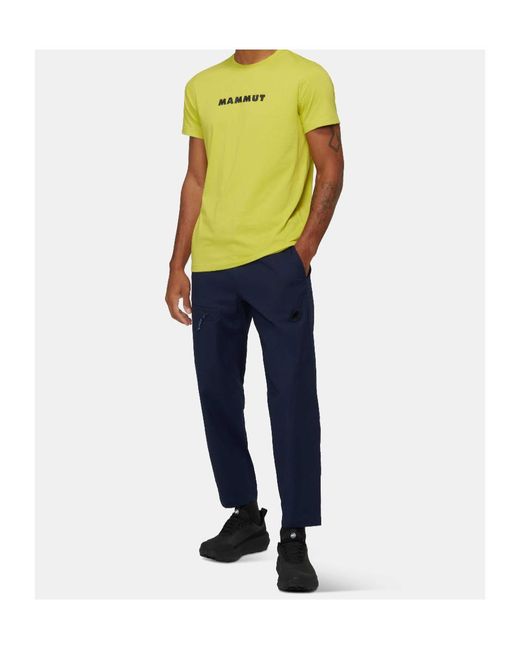 Mammut Yellow Core T-Shirt Logo for men