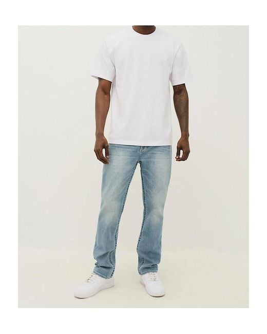 True Religion Blue Belt-Loop Jeans for men