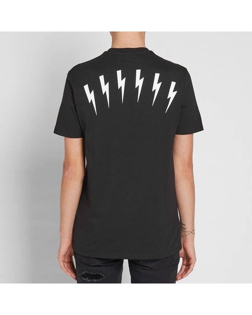 Neil Barrett Black Logo Details T-Shirt for men