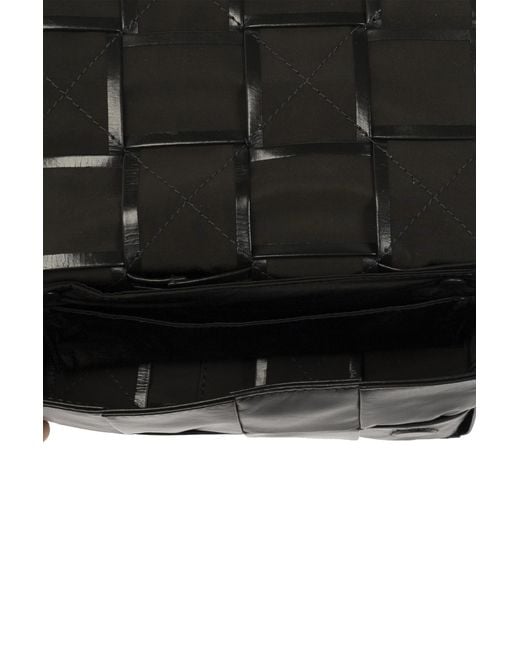 Bottega Veneta Black Mini Cassette Fanny Pack for men