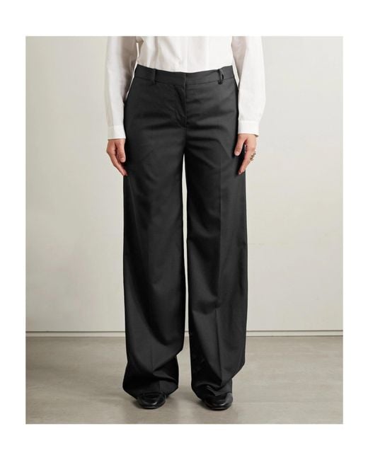 The Row Black Bufus Pants