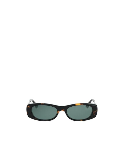 Fendi Green Rectangular Frame Sunglasses for men