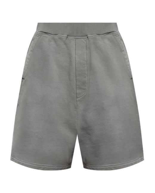 DSquared² Gray Elasticated Waistband Knee-Length Shorts for men