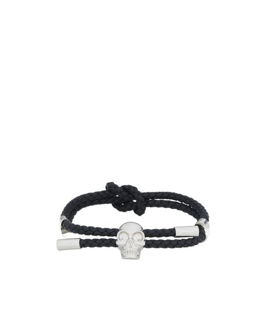 McQueen Multicolor Skull Charm Bracelet for men