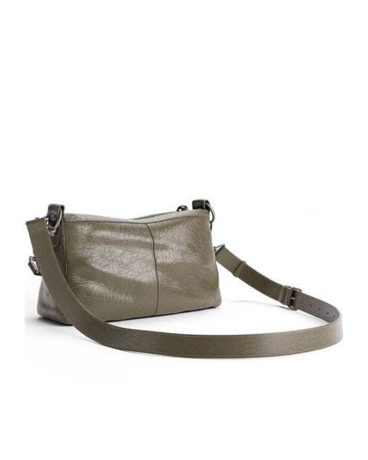Balenciaga Gray Le City Moto Mini Shoulder Bag