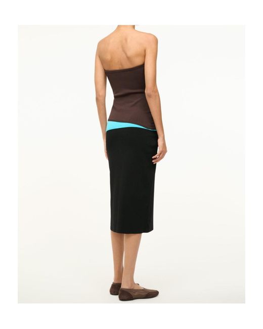 Staud Black La Serena Dress