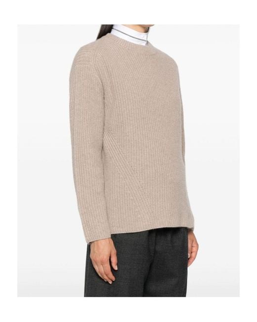 P.A.R.O.S.H. Natural Crew-Neck Cashmere Jumper