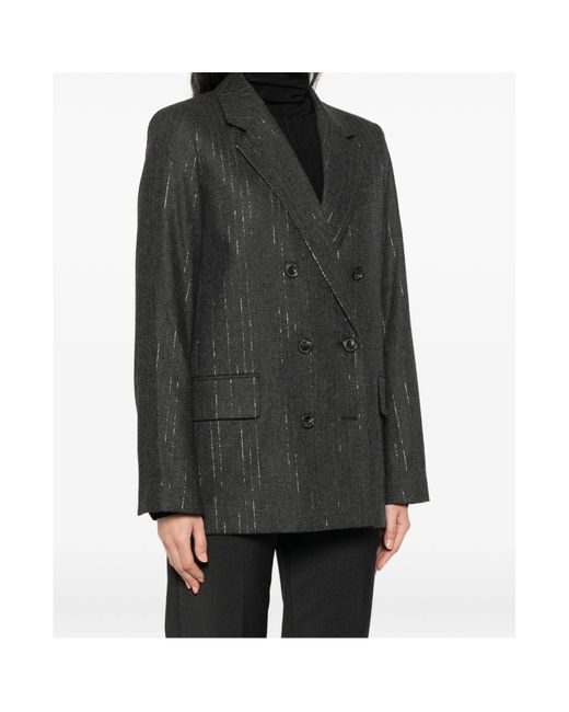 Zadig & Voltaire Black Long-Sleeved Suit Jacket
