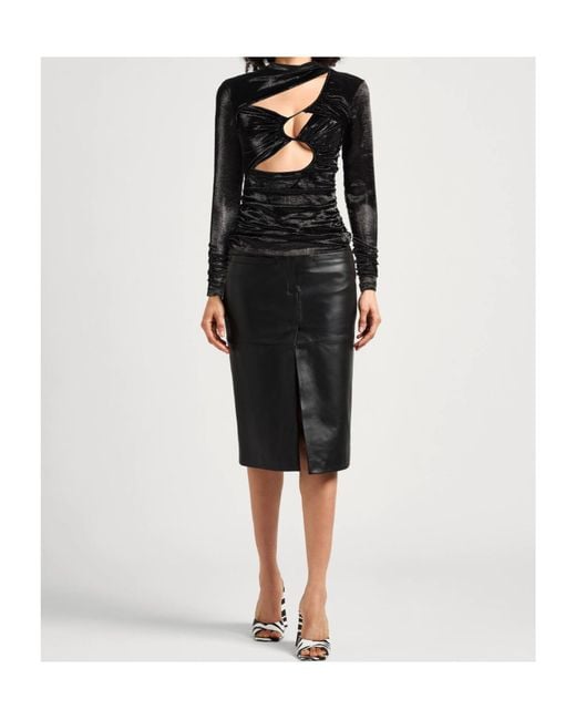 Isabel Marant Black Hollow Design Top