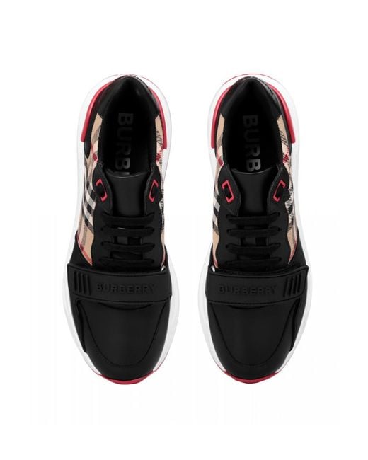 Burberry Multicolor Vintage Check-Print Low-Top Sneakers