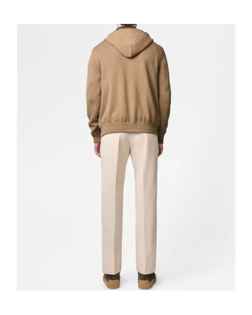 Tod's Natural Long-Sleeved Casual Jacket for men