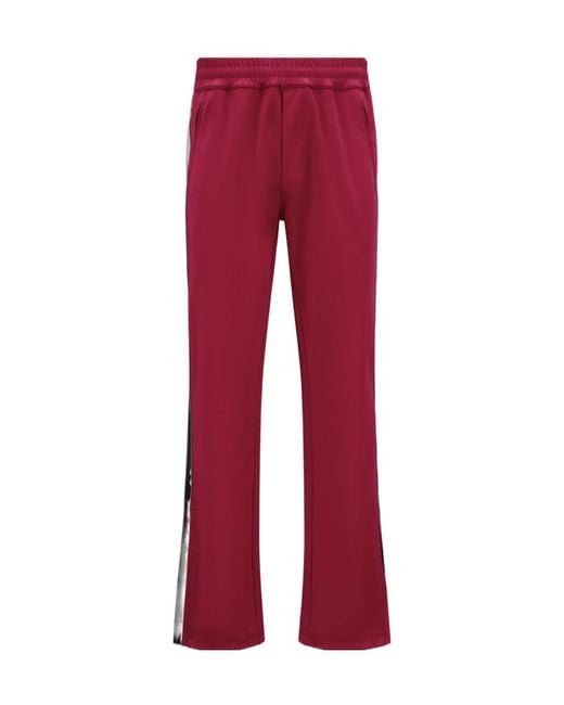 Moncler Red Jersey Trousers for men