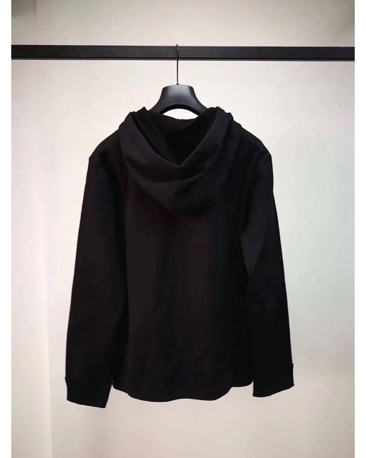 Valentino Black 2099 Logo Printed Hoodie for men