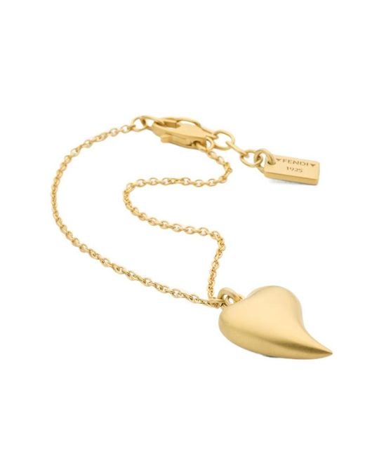 Fendi Metallic Heartbeat Bracelet