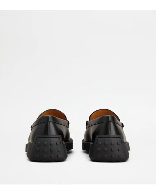 Tod's Black Gommino Loafers for men