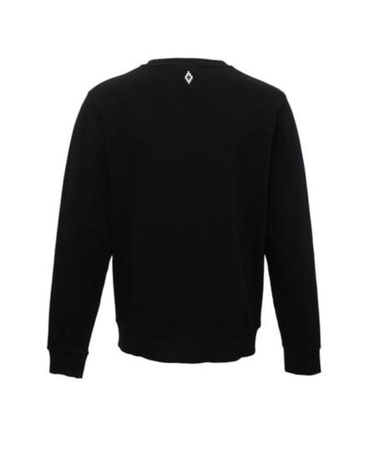 Marcelo Burlon Black Animal Printed Long-Sleeved T-Shirt for men