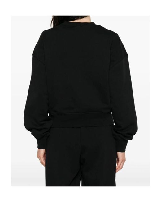 Calvin Klein Black Cotton Sweatshirt