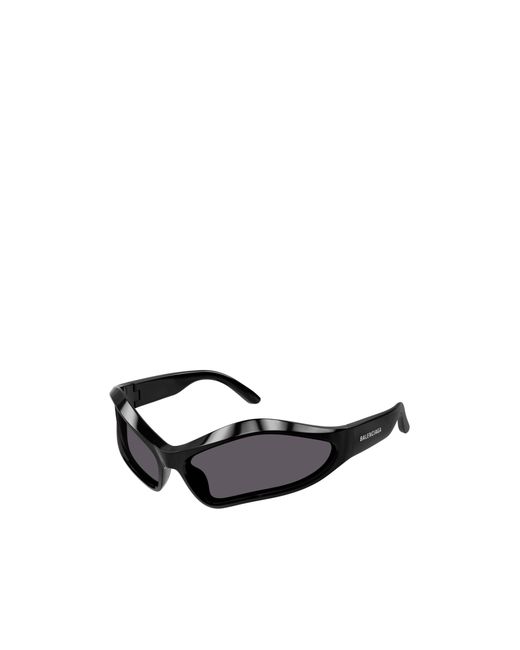 Balenciaga Black Eyewear Geometric Frame Sunglasses for men