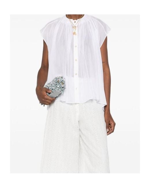 Forte_forte White Buttoned Shirt