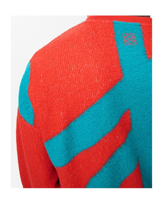 Loewe Red Sweatshirt for men
