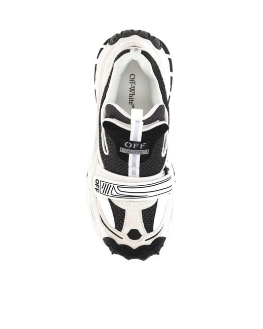 Off-White c/o Virgil Abloh Natural Round Toe Lace-Up Sneakers for men