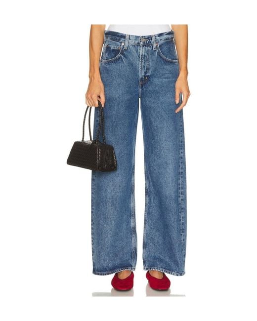 Agolde Blue Low Curve Jeans