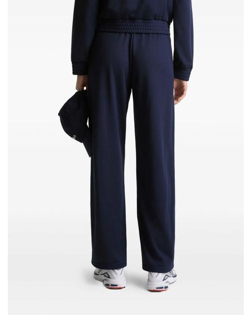 Sporty & Rich Blue Elastic Waistband Casual Pants