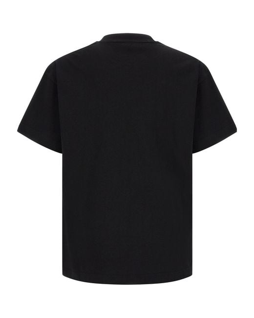 Palm Angels Black Logo Patch T-Shirt for men