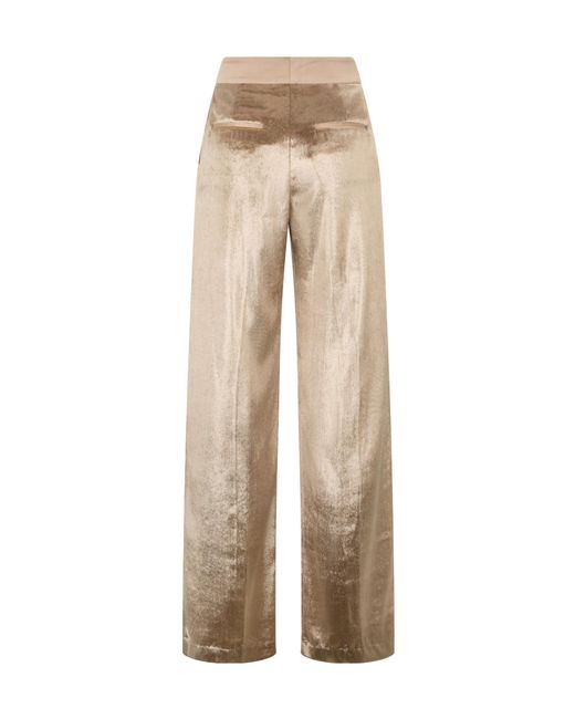 Peserico Natural Velvet Straight Hem Trousers
