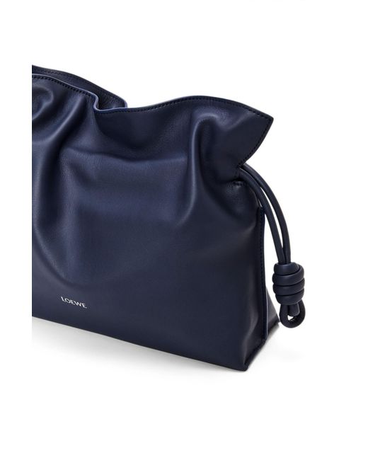 Loewe Blue Leather Flamenco Purse