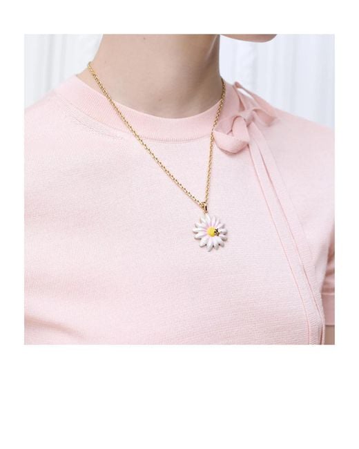 Dior Metallic Daisy Necklace