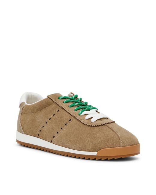 Steve Madden Brown Lace-Up Low-Top Casual Sneakers