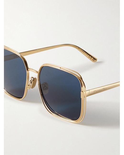 Dior Blue Square Sunglasses