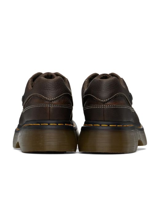 Dr. Martens Brown Lace-Up Low-Top Sneakers