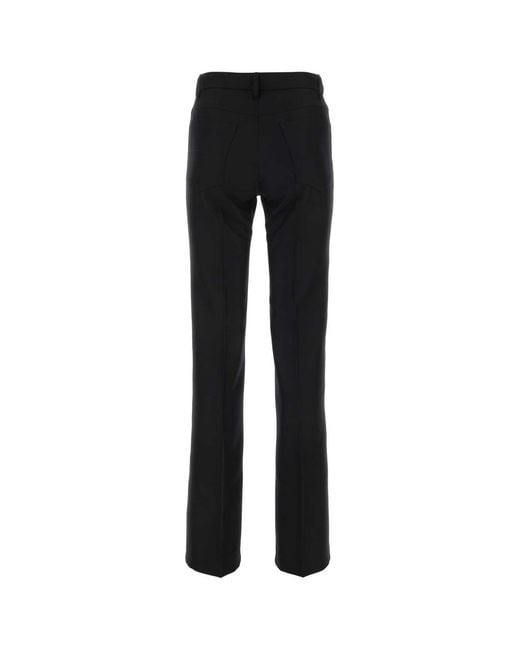Philosophy Di Lorenzo Serafini Black Pleated Tailored Trousers