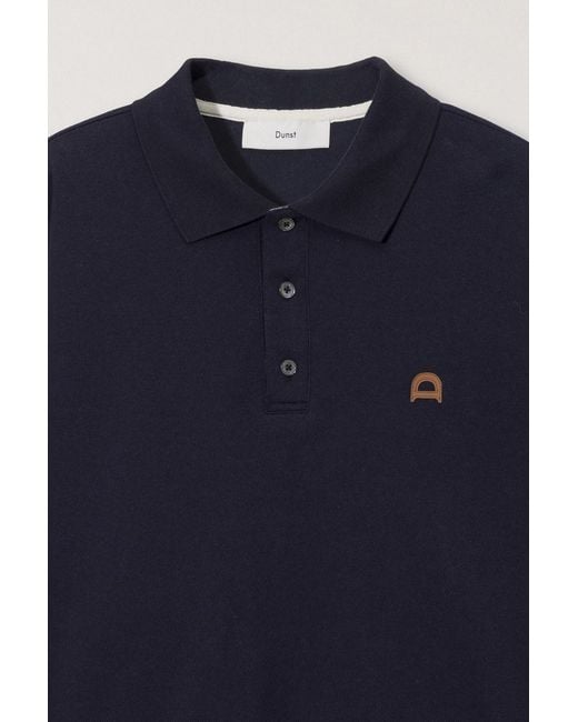 DUNST Blue Long Sleeve Sweatshirt for men