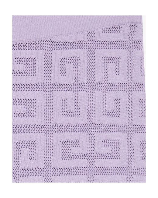 Givenchy Purple Legging Pants