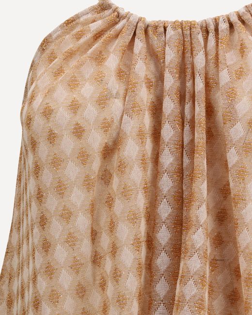 Forte_forte Brown Diamond Jersey Camisole Top