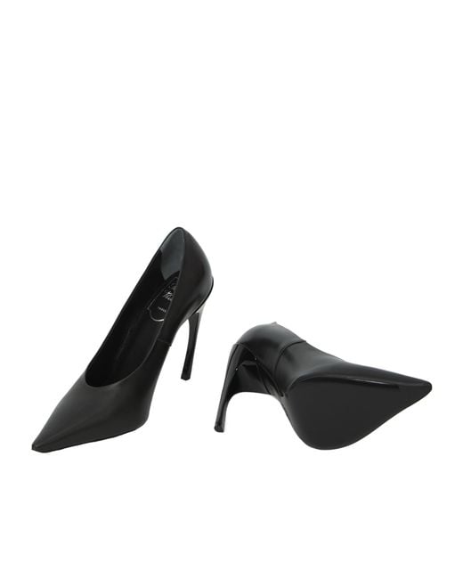 Roger Vivier Black Choc Pointed Heeled Pumps